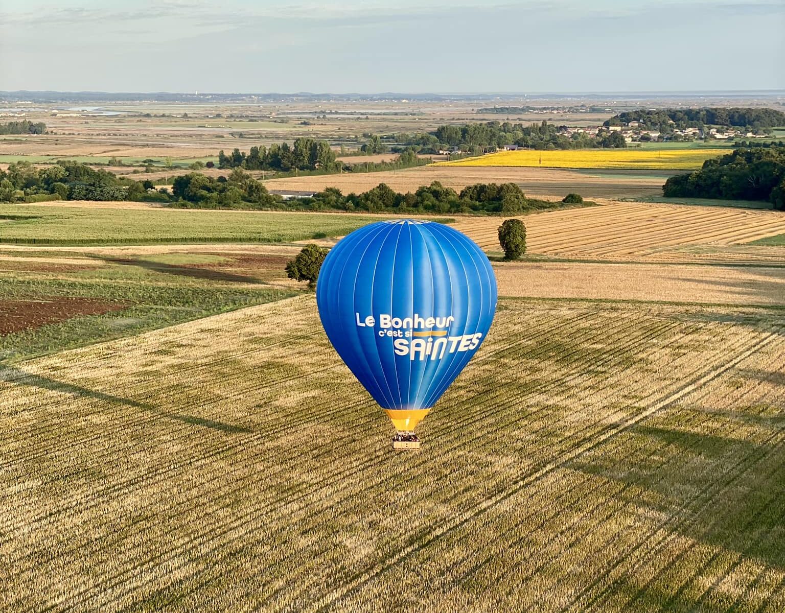 Envol Montgolfière - Ballon Le Bonheur c'est si Saintes