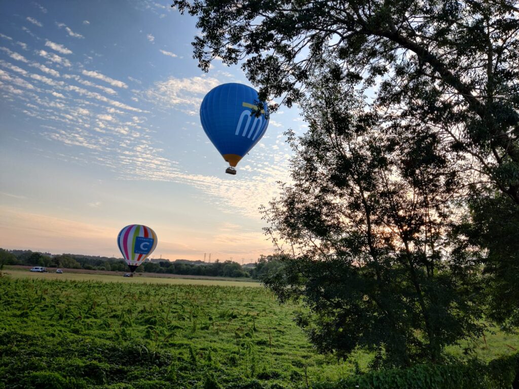 Envol Montgolfière - Ballon Le Bonheur c'est si Saintes