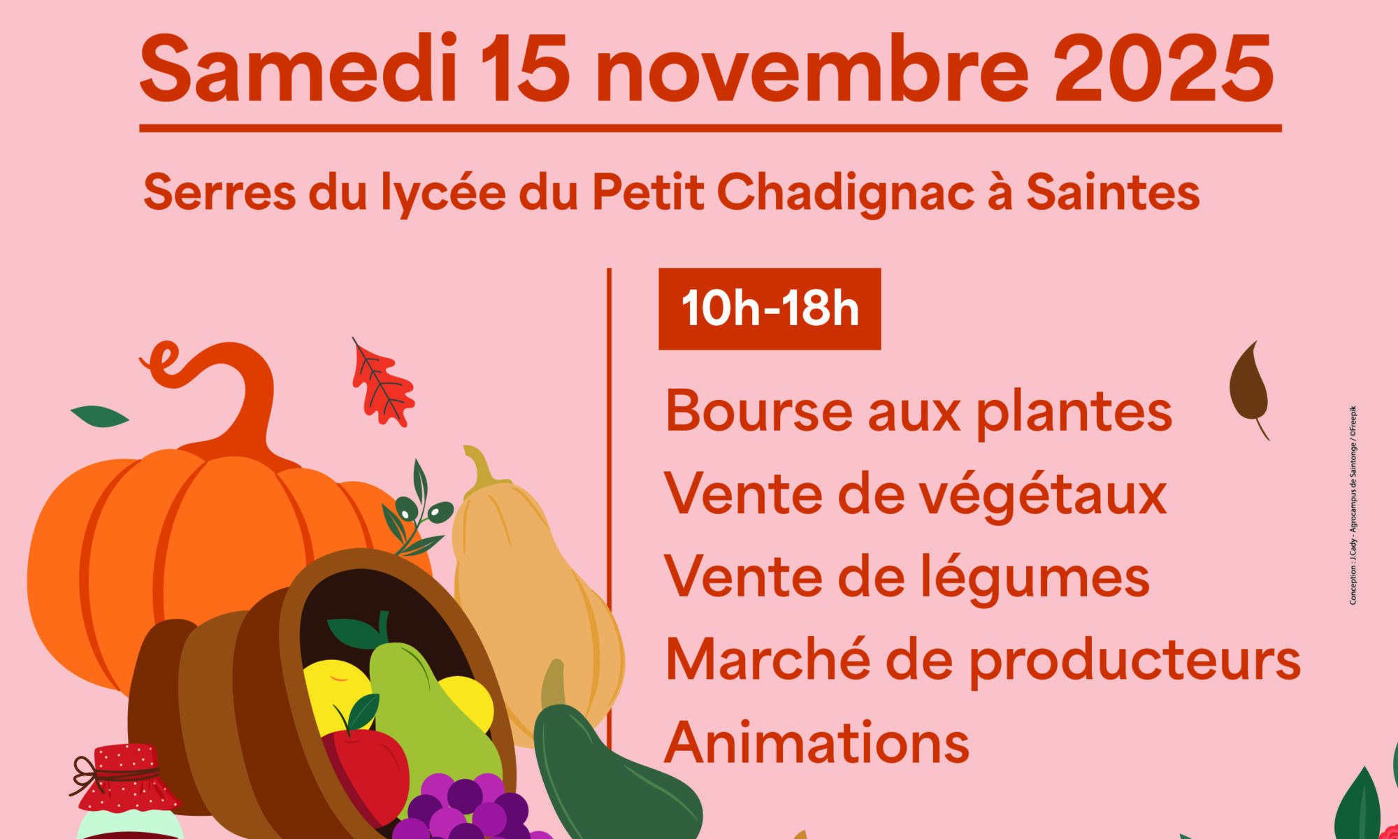 veurs d’Automne à Saintes : Le terroir et les savoir-faire locaux à l’honneur ! Entrée Gratuite !