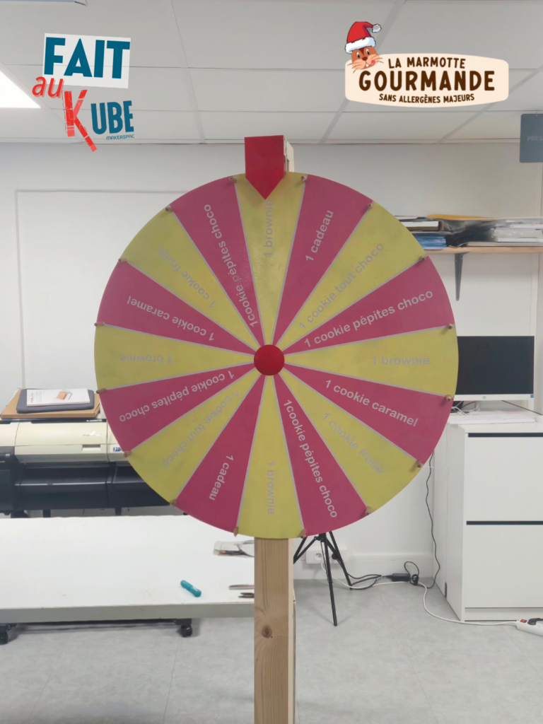 Roue de la fortune gourmande