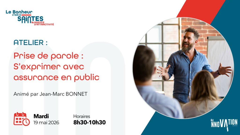 Atelier "Prise de parole : s'exprimer avec assurance en public"