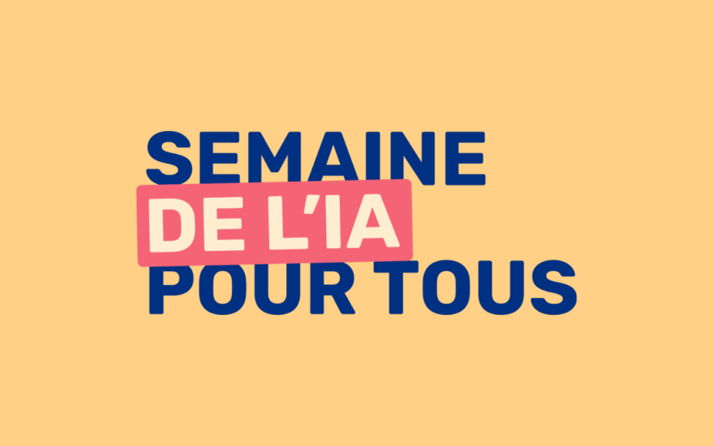 Affiche Semaine de l'ia saintes