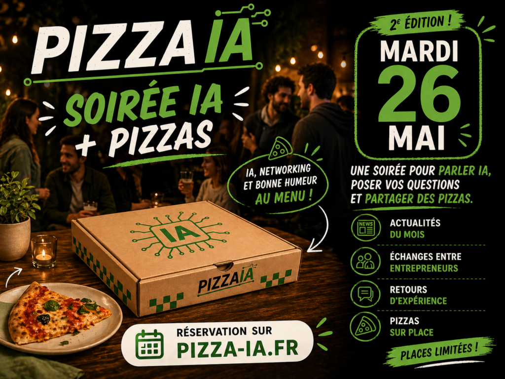 Affiche Pizza IA Saintes 26 mai 2026