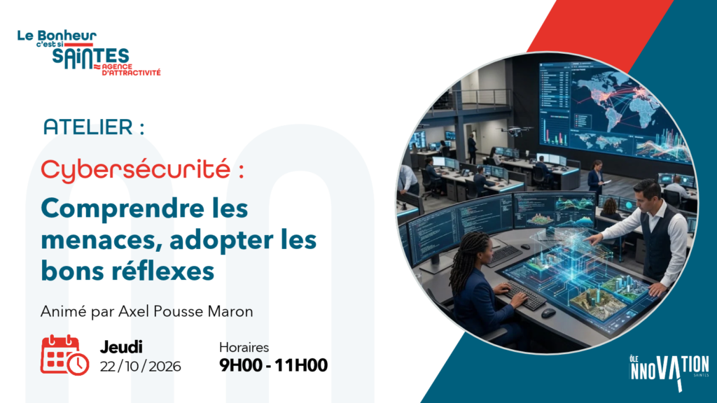 Encart, atelier cybersécurité Saintes